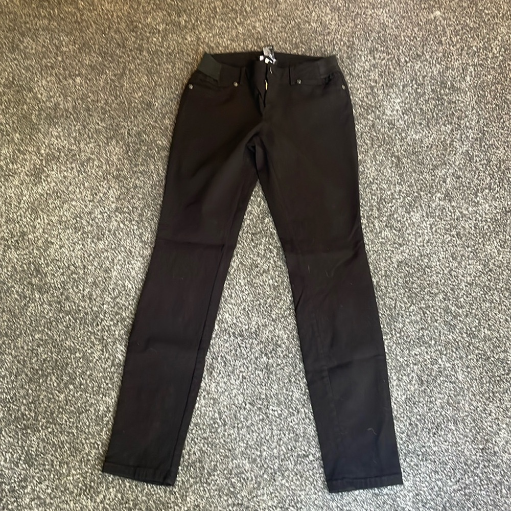 AB Studio Women's Black Skinny Jeans